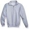 Sweat-Shirt Basic mit Reißverschluss graumelange